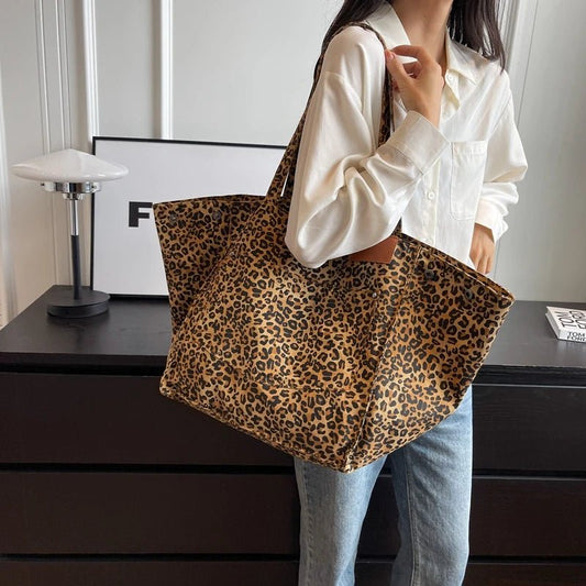 Oversized Leopard Bag - Madmozale -