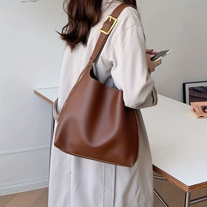 Shoulder Solid Fashion Bag - Madmozale -